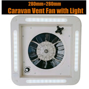 Caravan Roof Vent Fan with Light by salelink.co.nz