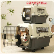 50CM Plastic Airline Travel Cage/Carrier/Crate by dealonline.co.nz