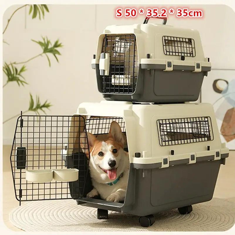 50CM Plastic Airline Travel Cage/Carrier/Crate by dealonline.co.nz