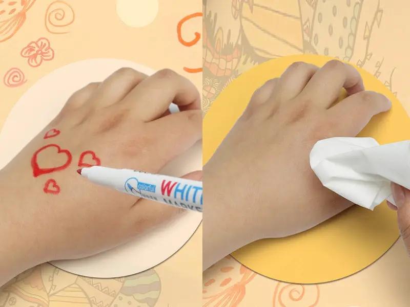(12PCS/PACK) Whiteboard Marker Pen - Fine tip , Colourful by dealonline.co.nz