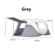 Portable Instant Pop-Up Boat-Shaped Tent SXBC7043 by ECOTREK