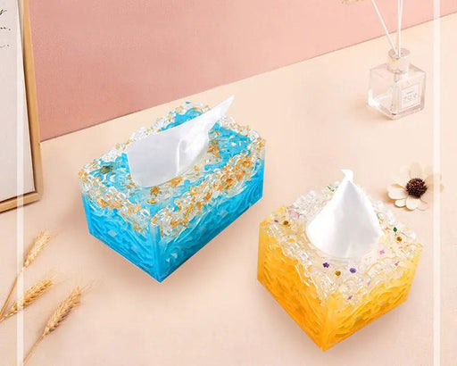 Tissue Box Moulds Set for DIY Craft and Resin Art by Resin Art NZ