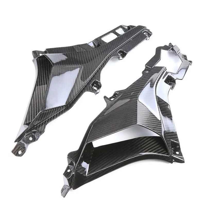 Kawasaki ZX4R (Front Side Air Duct Intake Inner Panel) Dry Carbon by CARBONISE