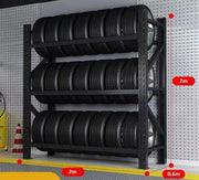 Tyre Rack Tyre Storage - 200X200X60CM by dealonline.co.nz