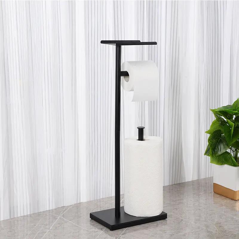 Free Standing Toilet Paper Roll Holder Stand by salelink.co.nz