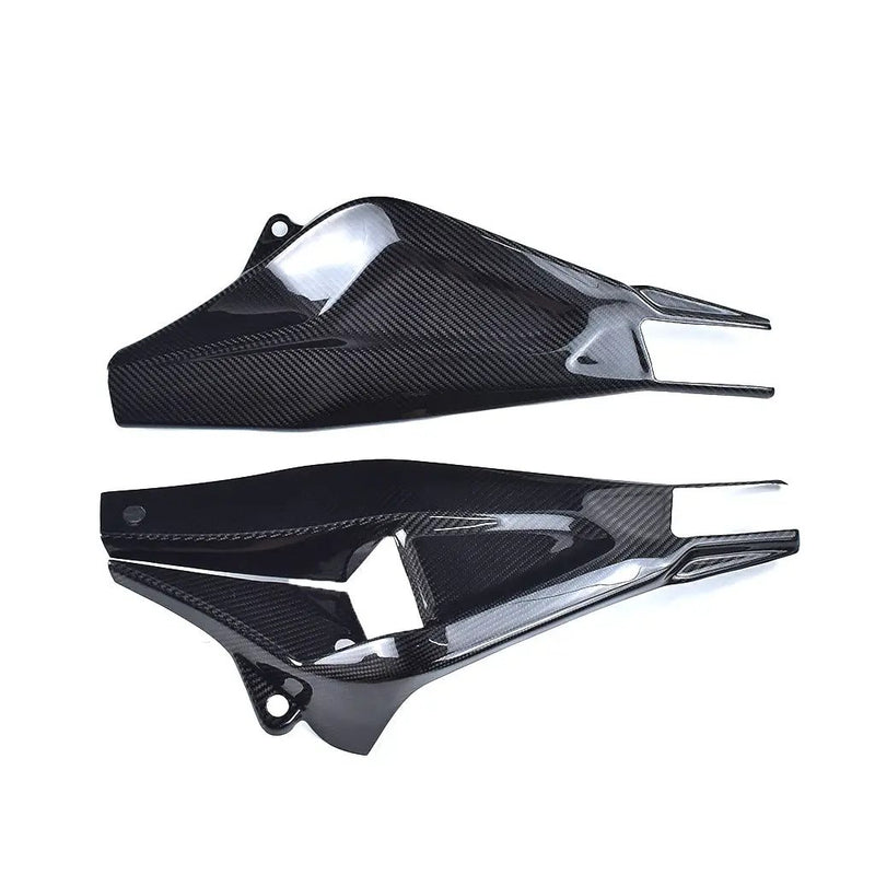 S1000RR 2023+ (Swingarm Covers Protectors Style A) Dry Carbon by CARBONISE
