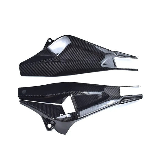S1000RR 2023+ (Swingarm Covers Protectors Style A) Dry Carbon by CARBONISE