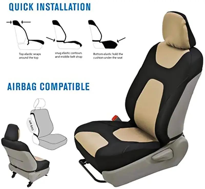 Waterproof Front Bucket Seat Cover Neoprene Universal Fit - BLUE by dealonline.co.nz