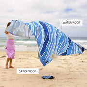 Waterproof Sandproof Beach Blanket 210x200cm by salelink.co.nz