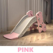 Kids Slide with Basket PINK by dealonline.co.nz
