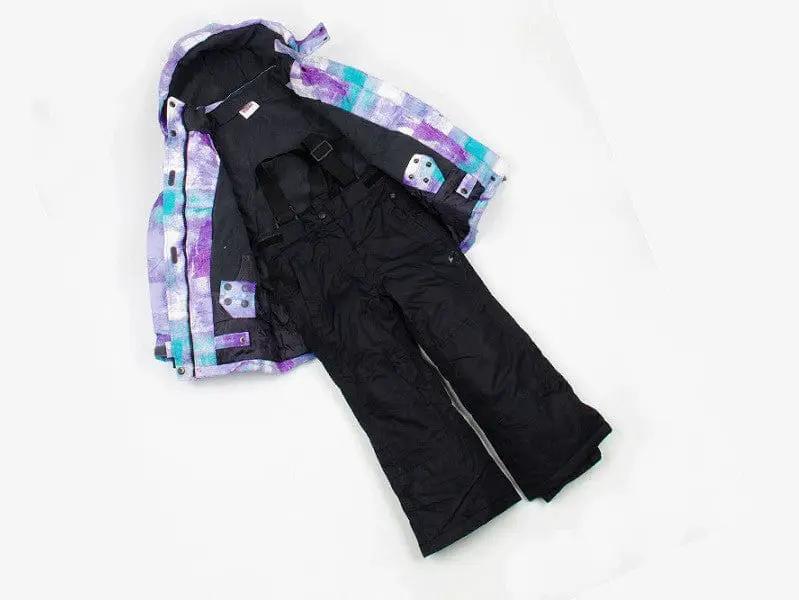 dealonline.co.nz dealonline.co.nz Kids Ski Jacket And Snow Pants Set Waterproof Windproof Winter Outfit Kids Waterproof Ski Jacket And Snow Pants Set