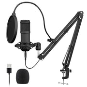 Professional PC Podcast Streaming Cardioid Condenser Microphone Kit with Boom Ar by dealonline.co.nz