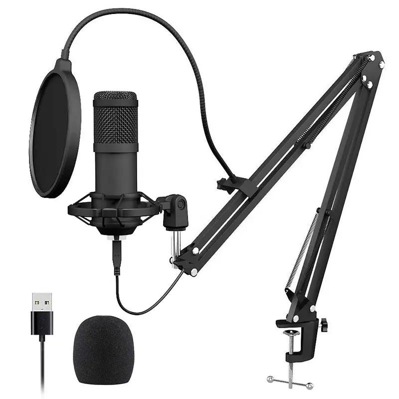 Professional PC Podcast Streaming Cardioid Condenser Microphone Kit with Boom Ar by dealonline.co.nz