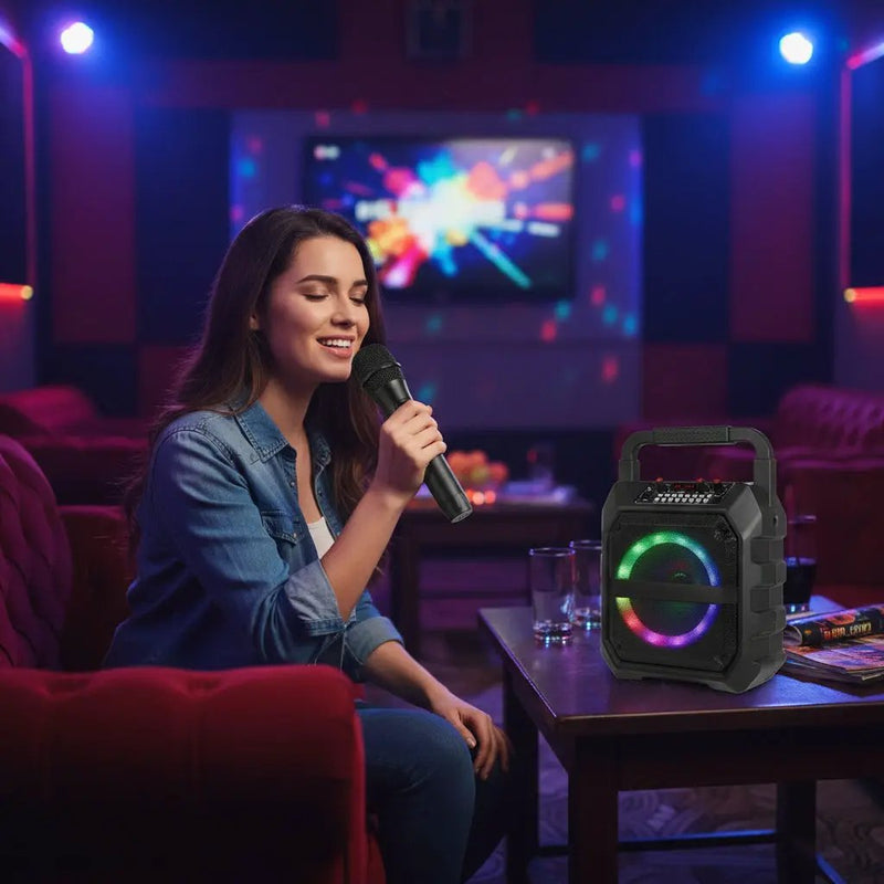 Bluetooth Speaker + 1 Micrphone by dealonline.co.nz