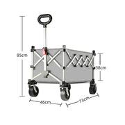 Ecotrek Folding Camping Trolley Heavy Duty Wagon Cart 150L XY3073 by ECOTREK
