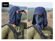 NAVY- Sun Hat Wide Brim Bucket Hats Outdoor Fishing Hiking Cap UV Protection by dealonline.co.nz