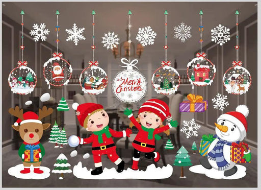Christmas Window Stickers Decoration by salelink.co.nz