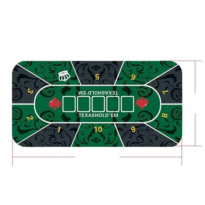 dealonline.co.nz dealonline.co.nz Poker Table Mat 10 Players Texas Hold'em Poker Mat 240cm*130cm Anti-Slip Rubber Poker Table Mat 10 Players Texas Hold'em Poker Mat 240cm*130cm Anti-Slip Rubber
