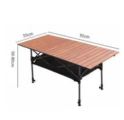 Folding Camping Table – Adjustable Portable Outdoor Table-95cm ZF1252 by ECOTREK