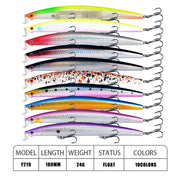 10pcs/p Large Fishing Lures 18cm Hard Bait Lures with Treble Hook Lifelike by dealonline.co.nz