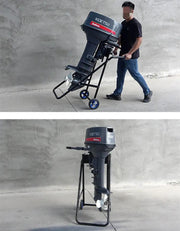 Outboard Motor Trolley Stand Transport Suits Up To 60Hp Engine Carrier Stand by salelink.co.nz