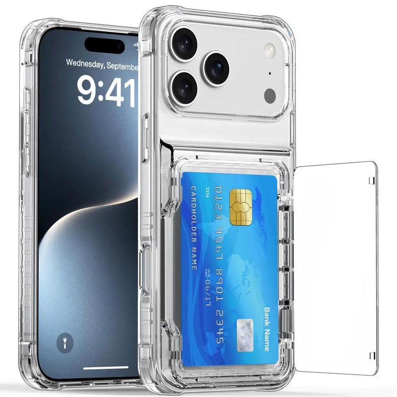 iPhone 17 Pro Case Clear Card by salelink.co.nz
