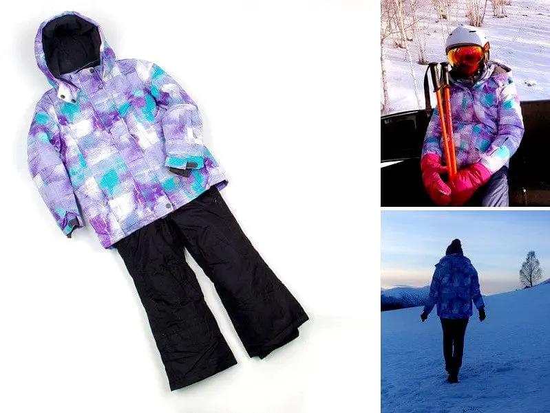 dealonline.co.nz dealonline.co.nz Kids Ski Jacket And Snow Pants Set Waterproof Windproof Winter Outfit Kids Waterproof Ski Jacket And Snow Pants Set