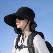 PINK Sun Hats Wide Brim Bucket Outdoor Fishing Hiking Cap UV Protection by dealonline.co.nz