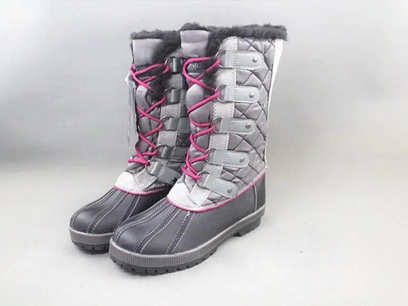 dealonline.co.nz dealonlinenz Winter Snow Boots For Women With Fluffy Collar And Fleece Lining Size 40 Winter Snow Boots Women Fluffy Collar Fleece Lining 40