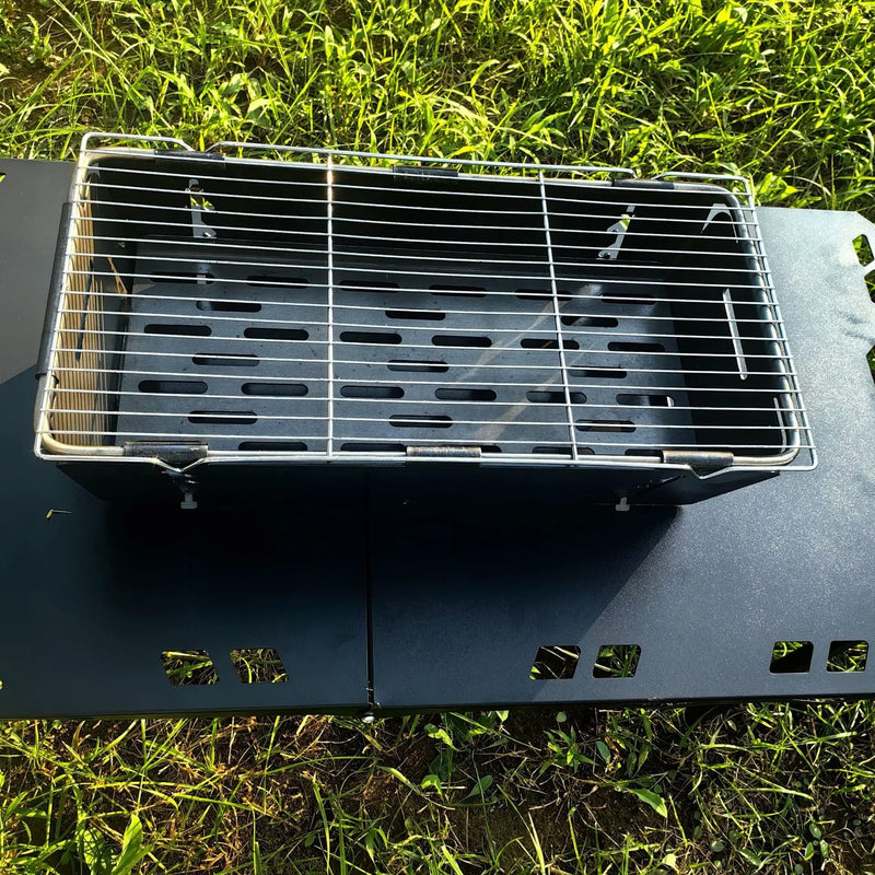 Ecotrek Portable Foldable Barbecue Grill – Lightweight BBQ for Camping & Picnics BST1041 by ECOTREK