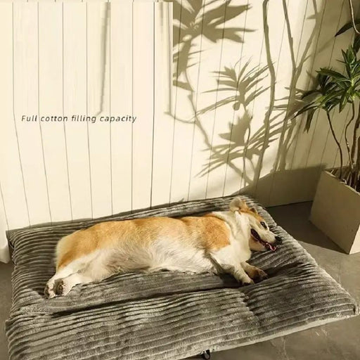 XL (109*72) Soft Fleece Fabric Pet Bed by dealonline.co.nz