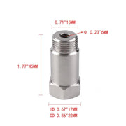 45mm o2 Oxygen Sensor Extension Extender Adapter Spacer m18x1.5 Cel Fix Bung by salelink.co.nz
