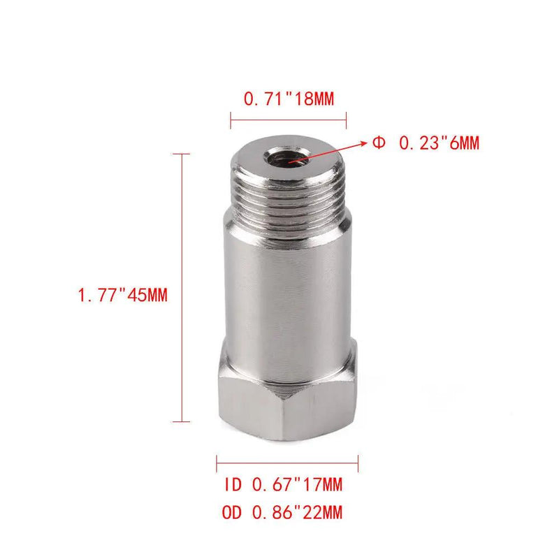45mm o2 Oxygen Sensor Extension Extender Adapter Spacer m18x1.5 Cel Fix Bung by salelink.co.nz