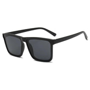 ECOTREK Black Retro Square Sunglasses – Lightweight UV380 Fashion Shades for Men & Women LX10 by ECOTREK
