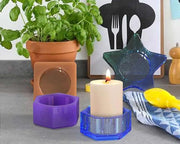 Candle Holder Moulds - 02 by Resin Art NZ