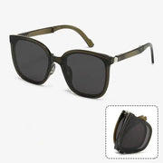 Ecotrek Polarised Folding Square Sunglasses – UV380 Lightweight Travel Shades LX17-21 by ECOTREK