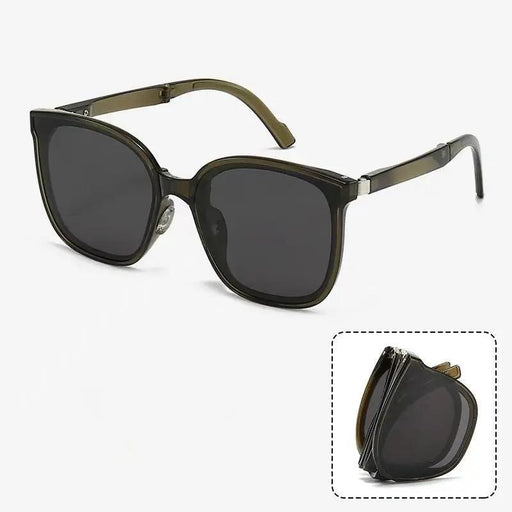 Ecotrek Polarised Folding Square Sunglasses – UV380 Lightweight Travel Shades LX17-21 by ECOTREK