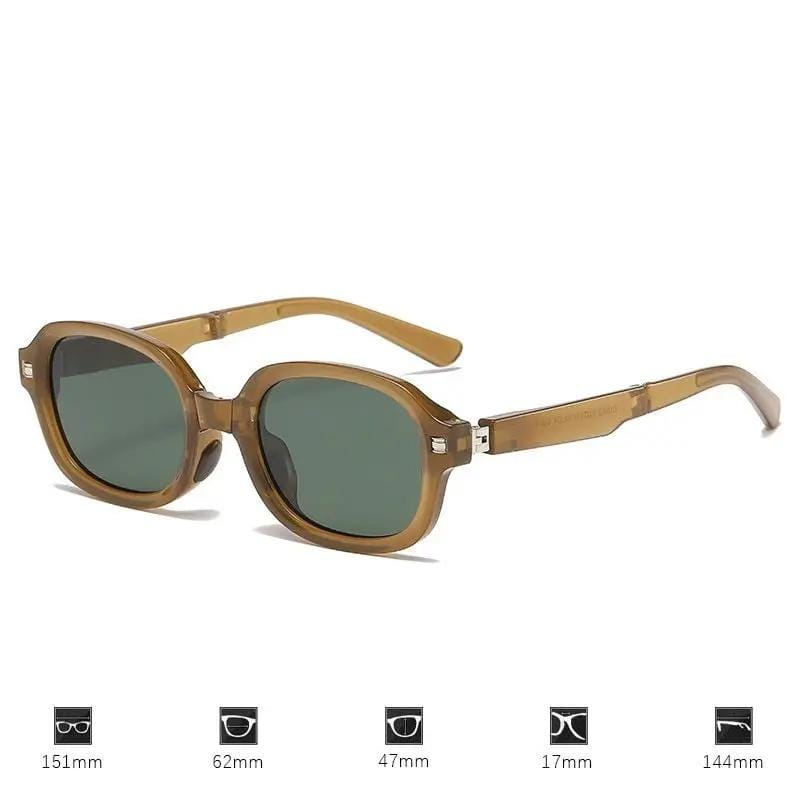 Ecotrek Polarised Folding Rectangular Sunglasses – UV380 Lightweight LX16-21 by ECOTREK