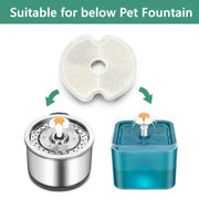 4PCS Filter for Pet Cat Water Fountain Feeder by salelink.co.nz