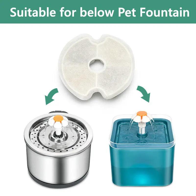 4PCS Filter for Pet Cat Water Fountain Feeder by salelink.co.nz