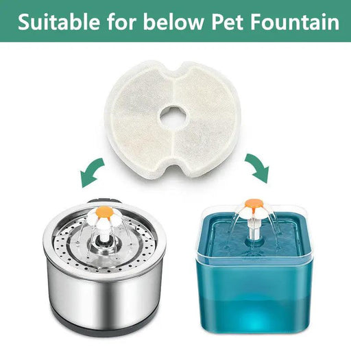 4PCS Filter for Pet Cat Water Fountain Feeder by salelink.co.nz