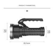 SL02 USB Rechargeable Brightness Long-rang LED Flashlight by dealonline.co.nz