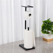 Free Standing Toilet Paper Roll Holder Stand by salelink.co.nz