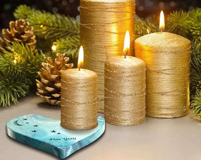 Candle Holder Coaster Moulds by Resin Art NZ