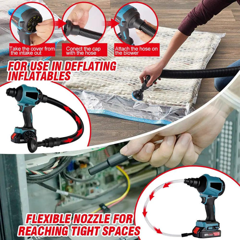 Cordless Air Duster Dust Blower Inflator Cleaner Fits Makita 18V Battery by salelink.co.nz