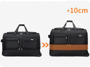 Ecotrek Rolling Duffle Bag with Wheels and Handle | Expandable Waterproof Trolley Travel Bag CP1228 by ECOTREK