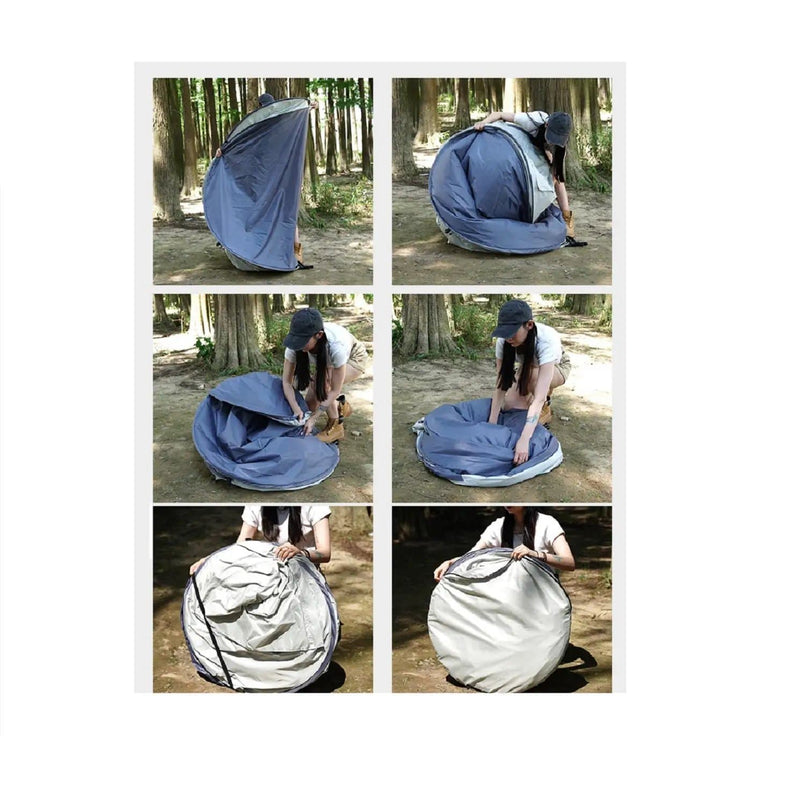 Portable Instant Pop-Up Boat-Shaped Tent SXBC7043 by ECOTREK