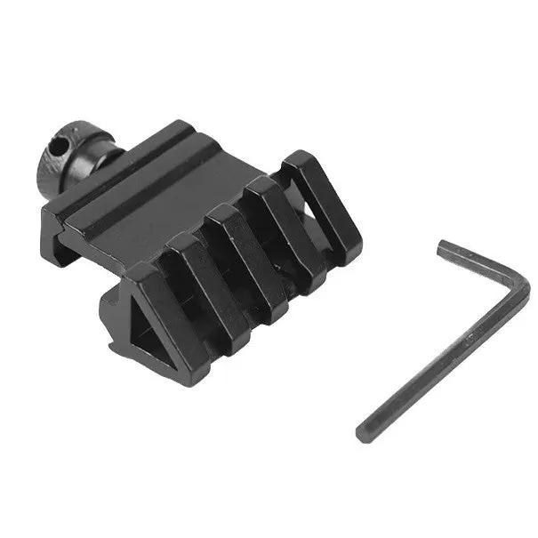 45 Degree Weaver/Picatinny Rail Scope Extended Riser Mount Laser Sight Flat by salelink.co.nz
