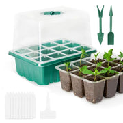 10 Packs Heightened Seed Box Seed Starter Tray Propagator by salelink.co.nz