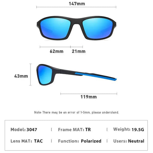 HD Polarized Lens Sunglasses Anti-Reflective Hydrophobic With Case by dealonline.co.nz